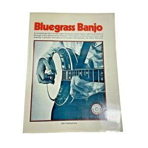 Bluegrass Banjo Guide Three Finger Style Record Included 1974 u